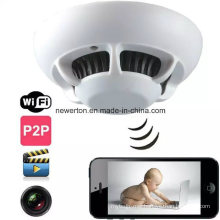 Mini UFO WiFi Camera 720p 90 Degree Angle Lens CMOS Hidden Smoke Detector WiFi Camera